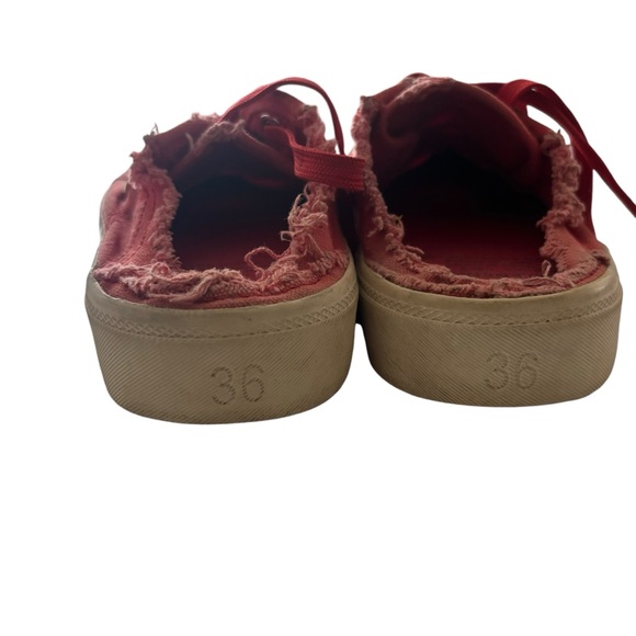 Balenciaga Paris Mule Sneakers in Red Canvas size 6 - Picture 5 of 8